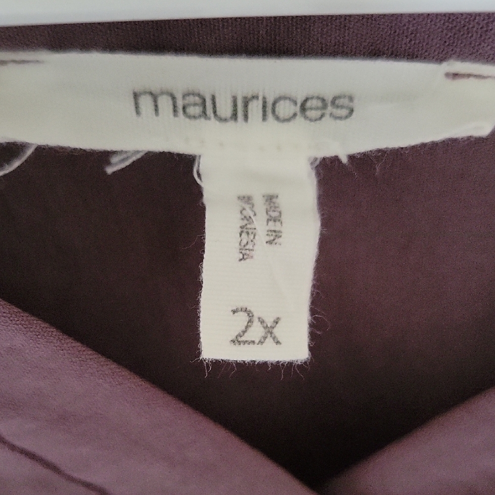 Women's Purple Blouse - Picture 2 of 7
